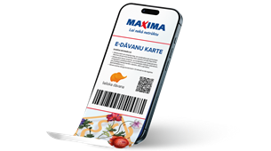 “Maxima” digitālā dāvanu karte